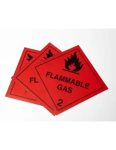 Class 2.1 Flammable Gas - 250mm Placard