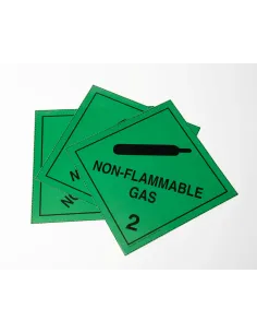 Class 2.2 Non flammable Compressed Gas - 250mm Placard