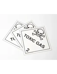 Class 2.3 Toxic Gas - 250mm Placard