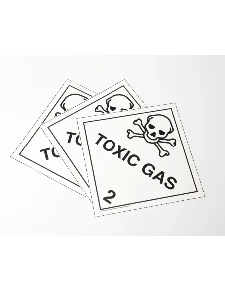 Class 2.3 Toxic Gas - 250mm Placard