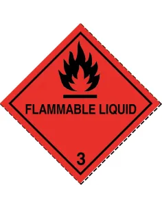 Class 3 Flammable Liquid - 250mm Placard 2