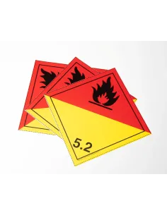 Class 5.2 Oxidizing Agent - 250mm Placard