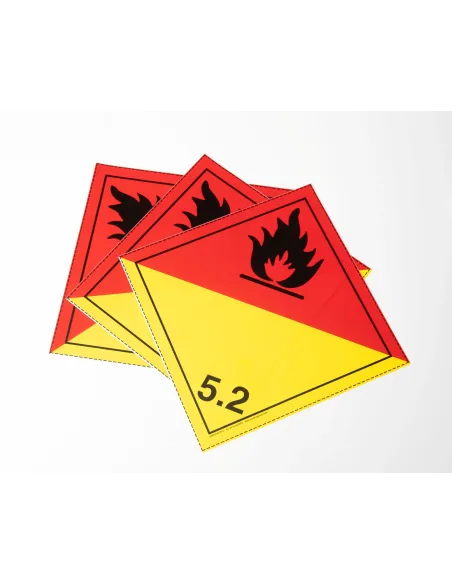 Class 5.2 Oxidizing Agent - 250mm Placard