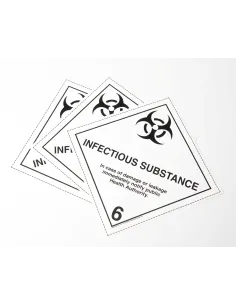 Class 6.2 Infectious Substance - 250mm Placard