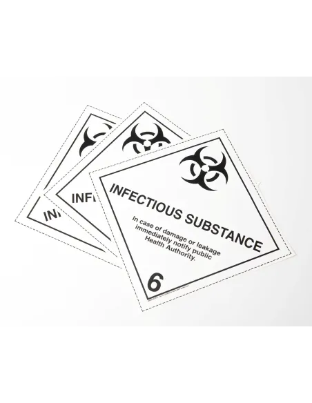 Class 6.2 Infectious Substance - 250mm Placard