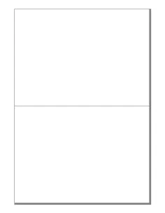 A4 Laser Sheets - 2 Labels per page