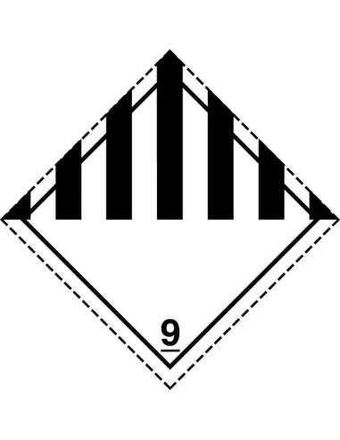 Class 9 Miscellaneous - Roll of 250 warning diamond labels