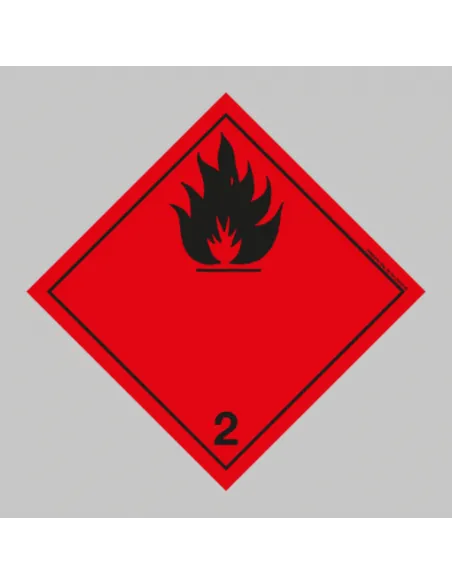 Class 2.1 Flammable Gas - Roll of 250 warning diamond labels Class 2.1 Flammable Gas - Roll of 250 warning diamond labels
