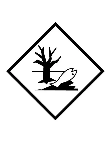 Environmentally Hazardous - Roll of 250 warning diamond labels Environmentally Hazardous - Roll of 250 warning diamond labels