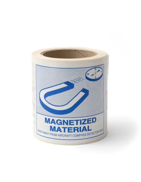 IATA Magnetized Material label - Roll of 250 labels IATA Magnetized Material label - Roll of 250 labels