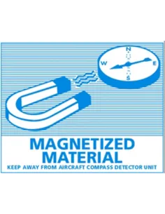 IATA Magnetized Material label - Roll of 250 labels 2
