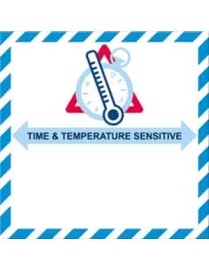 IATA Time and Temp Sensitive - Roll of 250 labels 2