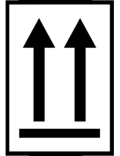 Orientation Arrows - Roll of 250 labels 2